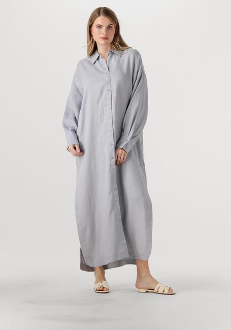 Lichtgrijze DRYKORN Maxi jurk DRAVENA - large