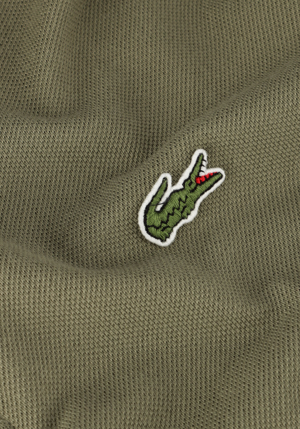 Groene LACOSTE Polo 1HP2 MEN LONG SLEEVED BEST POLO - large