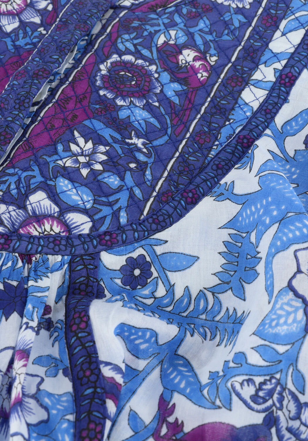 Blauwe ANTIK BATIK Blouses SALMA BLOUSE - large