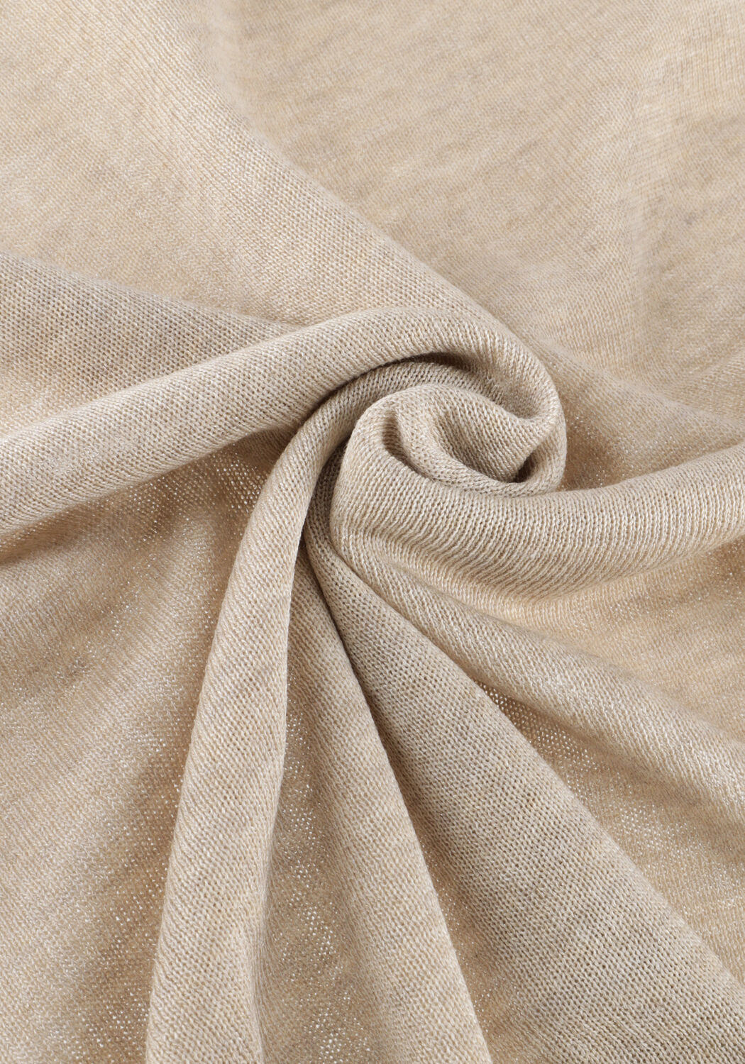 Beige SUMMUM T-shirt SHORT SLEEVE SWEATER REFIED SUSTAINABLE VISCOSE KNIT - large