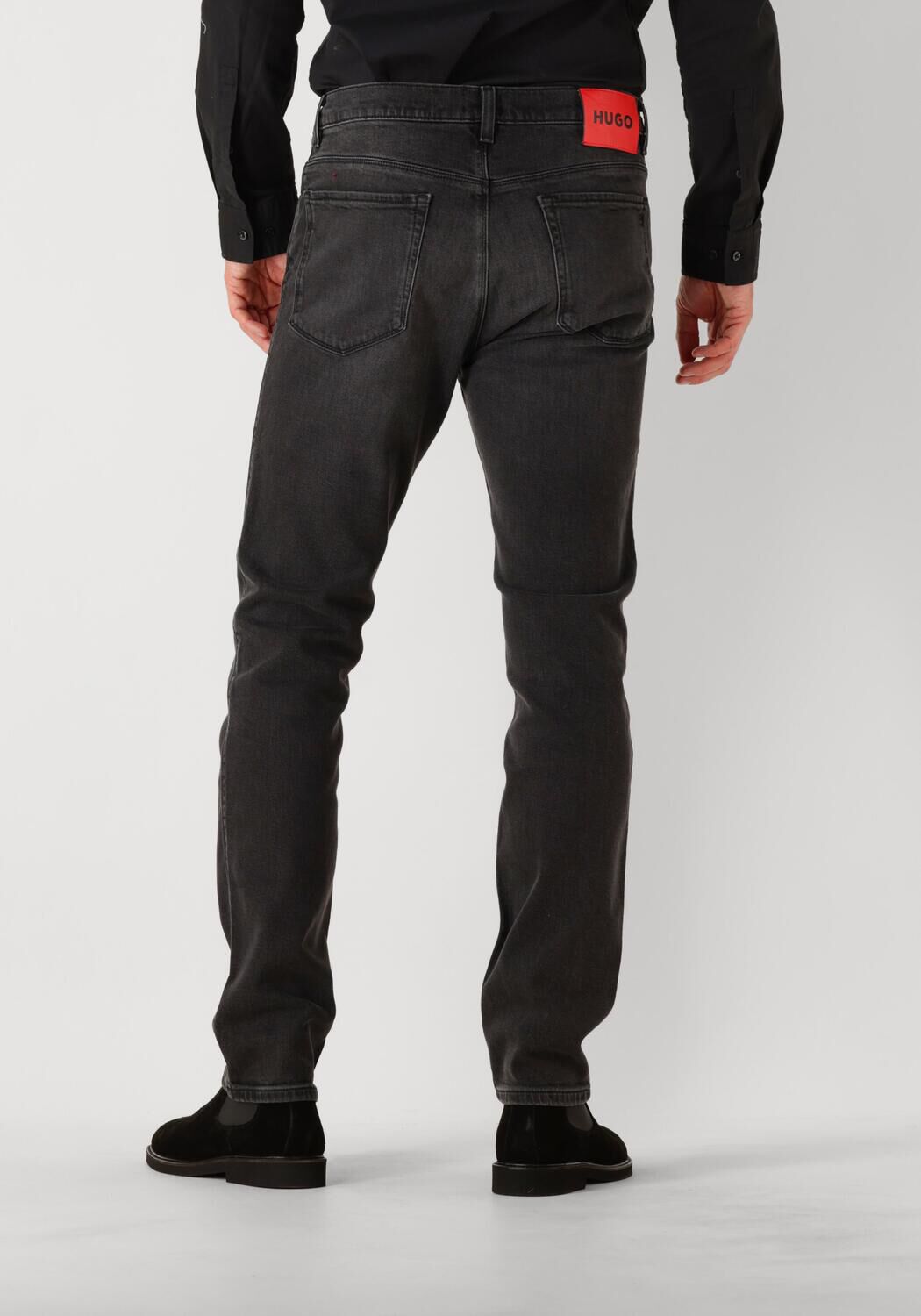 HUGO Heren Jeans 708 Zwart