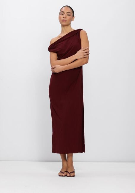 Bordeaux GRACE & MILA Maxi jurk SS26110008 - large