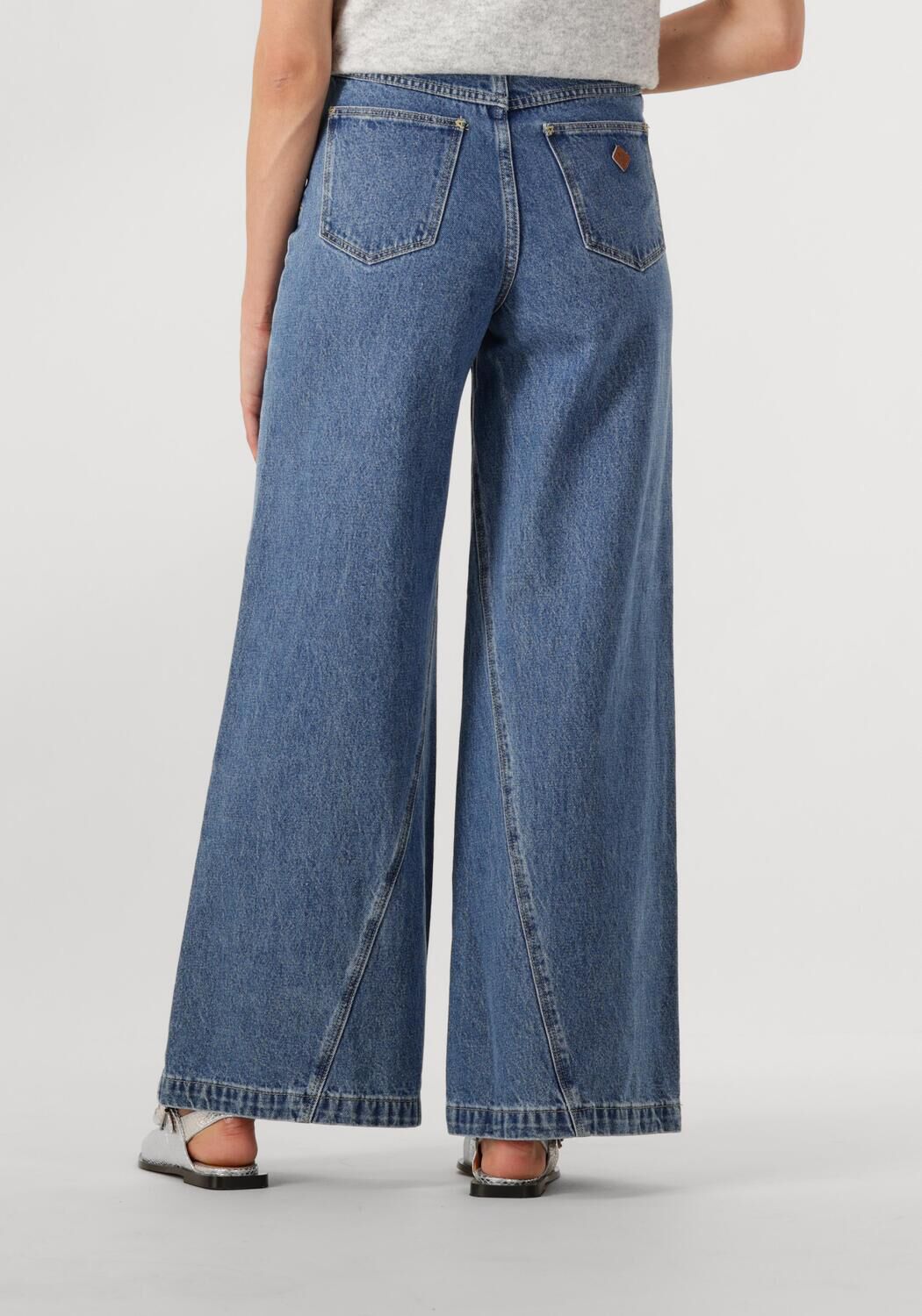ABRAND JEANS Dames Jeans Super Wide Chantell Blauw