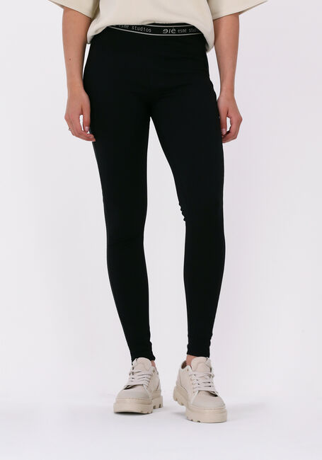 Zwarte ESMÉ STUDIOS Legging APRIL RIB LEGGINGS - large