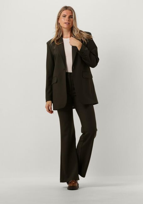 Groene JANICE Flared broek FLARED BROEK DAMES TYRONE - large