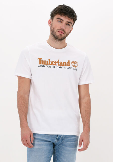 Witte TIMBERLAND T-shirt WWESR FRONT TEE - large