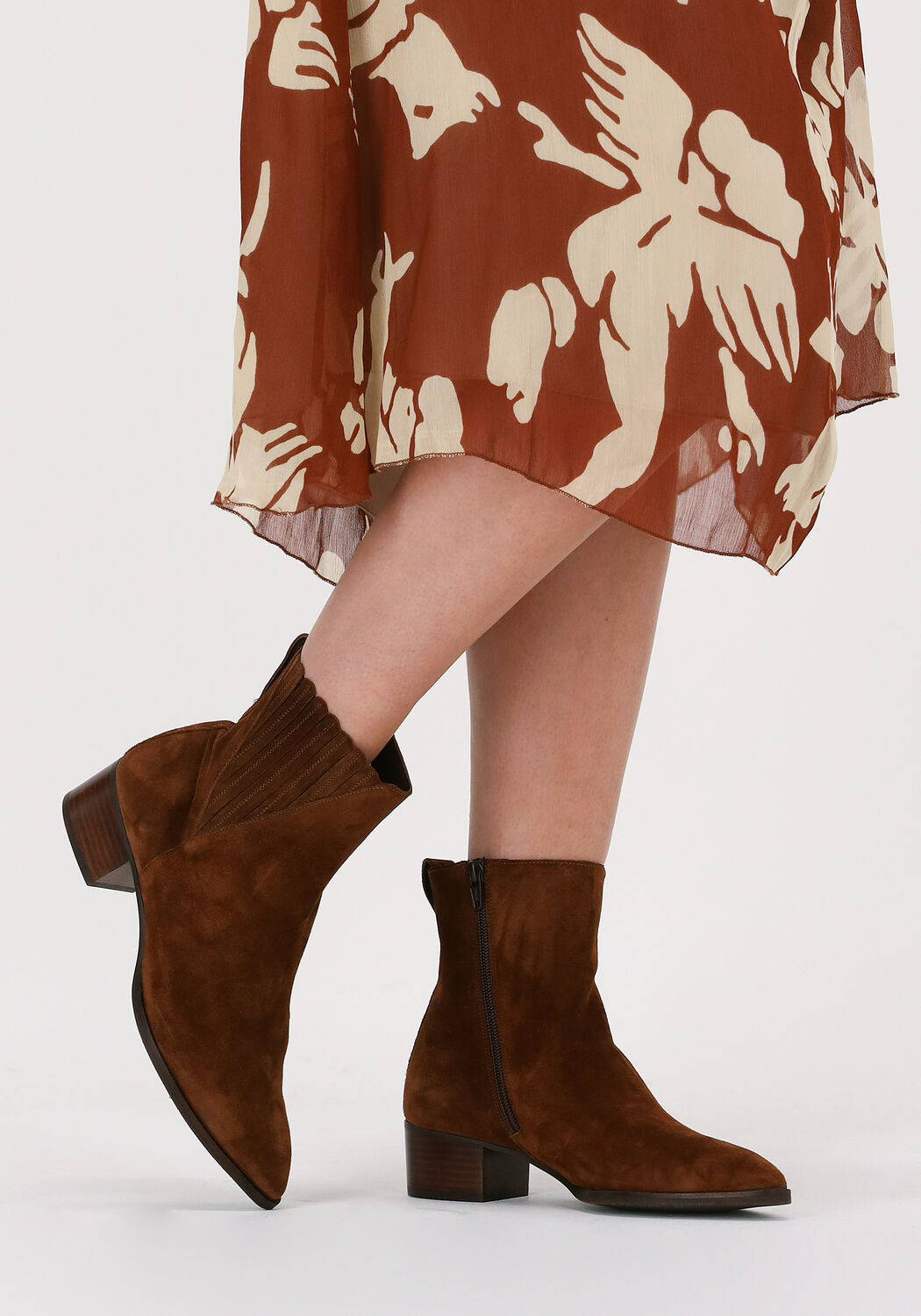 Cognac PERTINI Enkellaarsjes 26192 - large