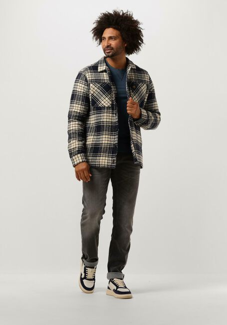 Donkerblauwe PME LEGEND Overshirt LONG SLEEVE SHIRT CTN TWILL WEAVE - large