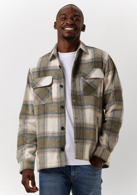 Groene DSTREZZED Overshirt OVERSHIRT HEAVY FLANNEL CHECK - large