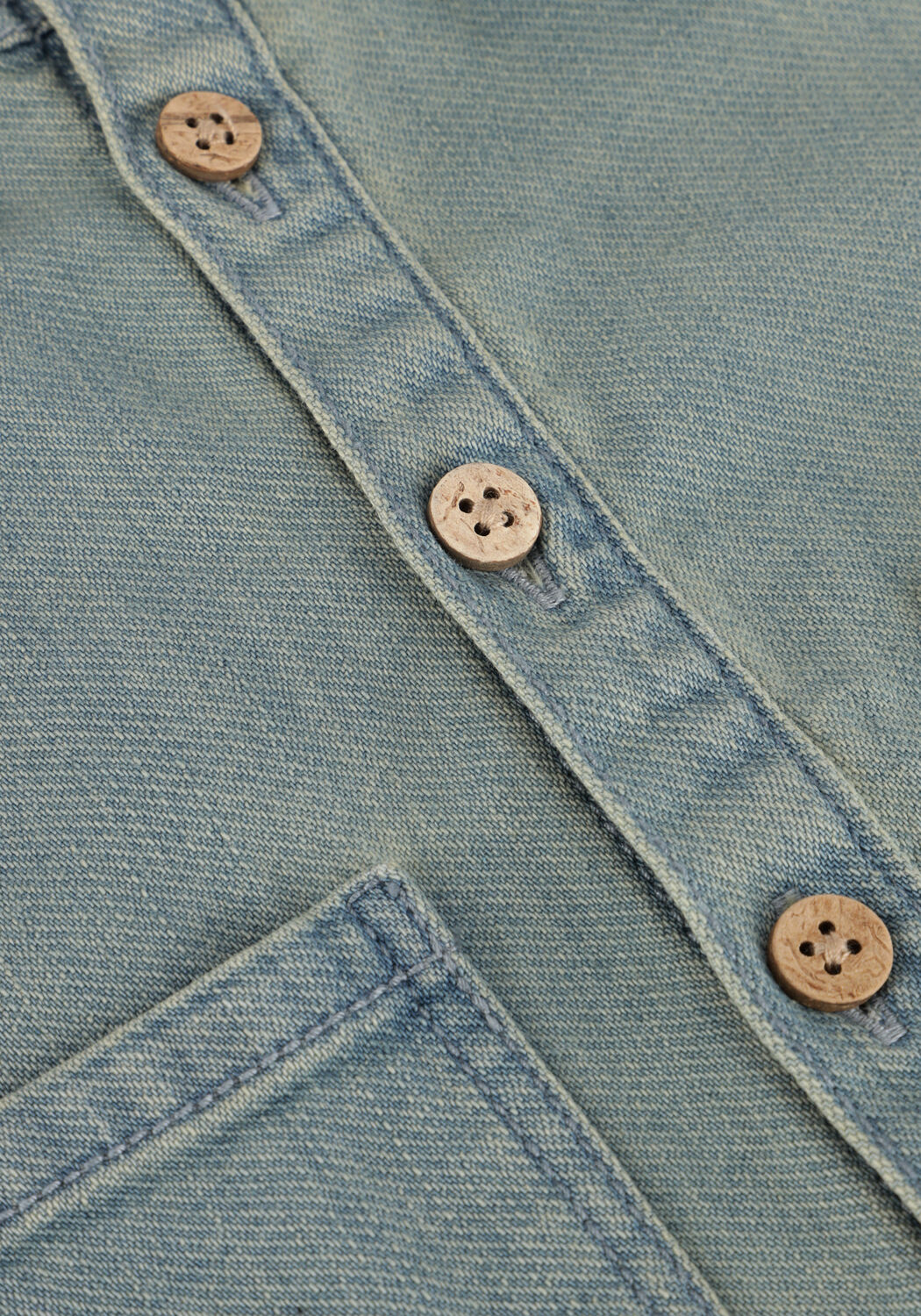 Blauwe LIL' ATELIER Jassen NBMOKAJA LS DNM SHIRT 4360-LS O LIL - large