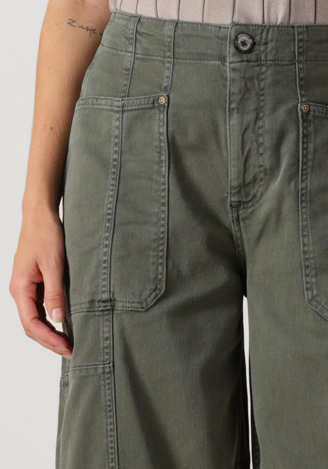 MOS MOSH Dames Jeans Mmrosy Melo Pant Groen