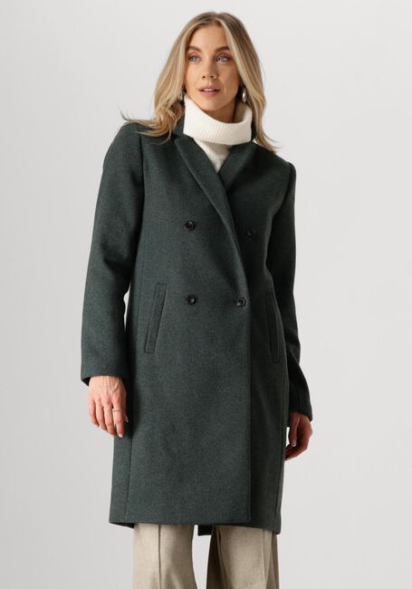 Donkergroene MODSTRÖM Mantel ODELIA COAT - large