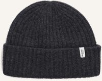 Grijze SELECTED MEN Muts MERINO WOOL BEANIE Grijze SELECTED MEN Muts MERINO WOOL BEANIE - medium