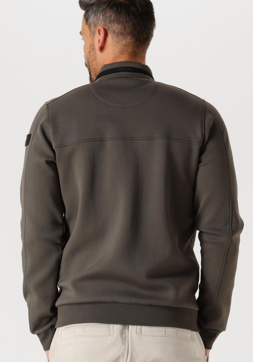 PME LEGEND Heren Jassen Zip Jacket Spacer Look Sweat Groen