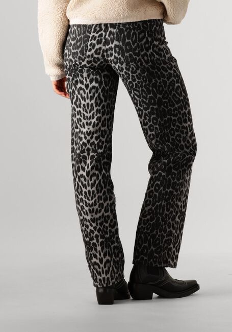 Bruine NEO NOIR Lange broeken SIMONA LEOPARD PANTS - large