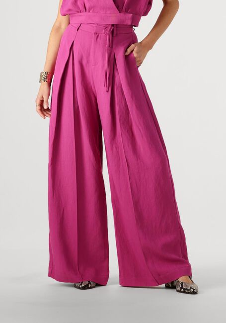 Fuchsia SUNCOO Wijde broek JULIO - large