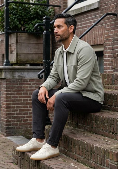 Witte CAST IRON Polo SLIM FIT FINE PIQUE ESSENTIAL - large