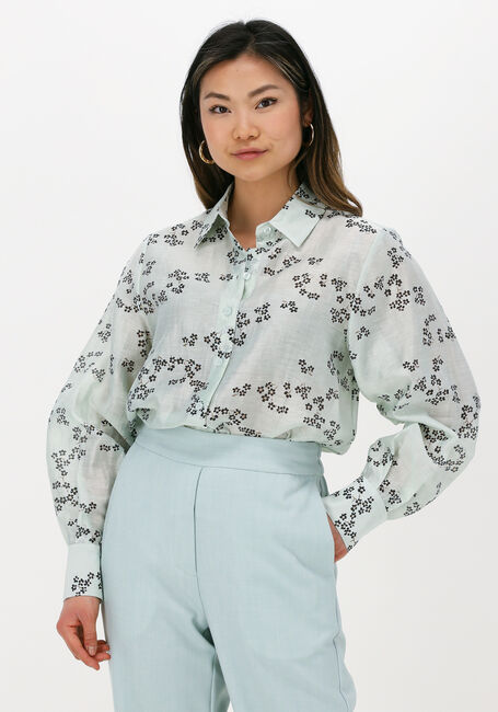 Blauwe SECOND FEMALE Blouses DAVIDA SHIRT - large