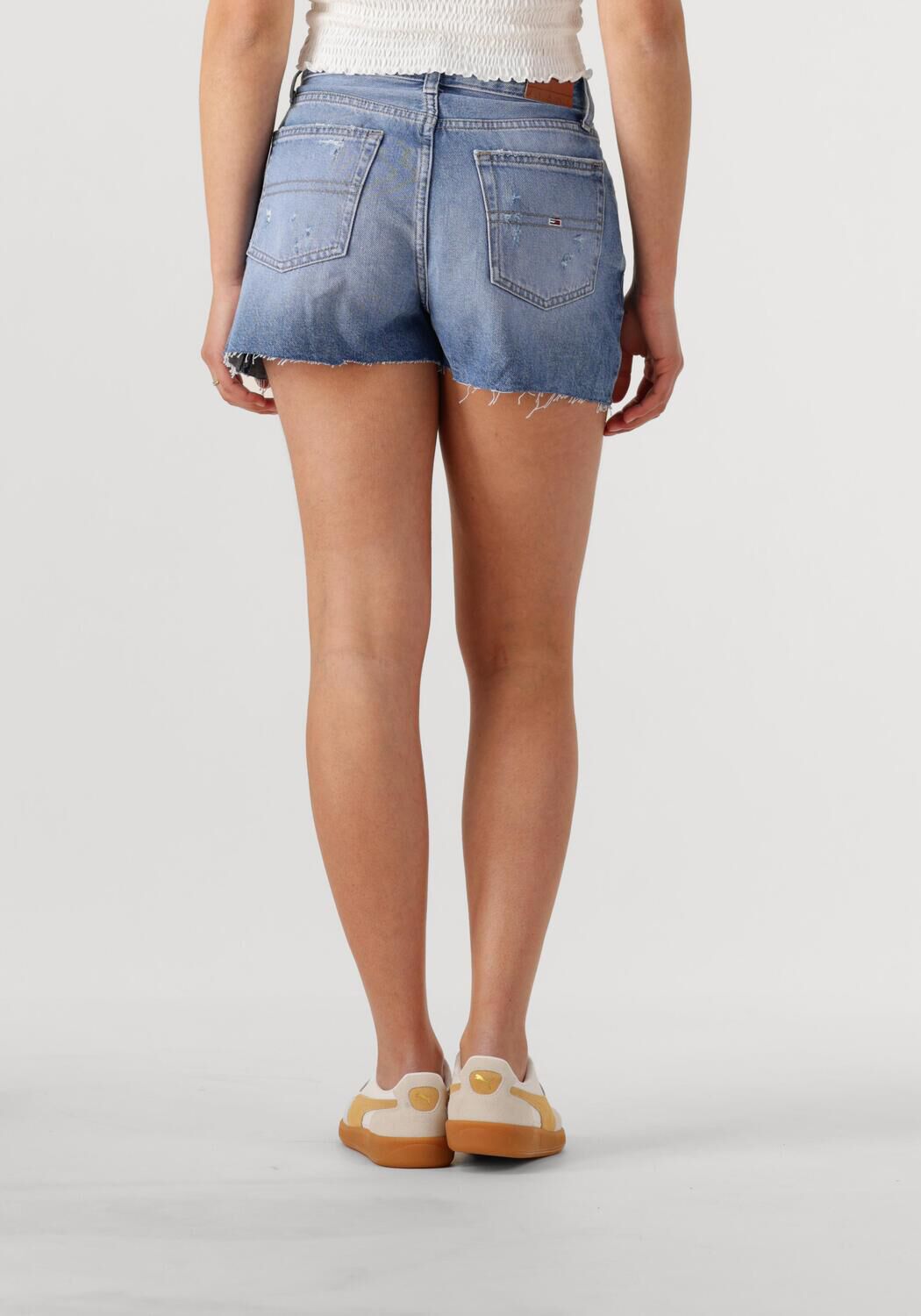 TOMMY JEANS Dames Broeken Hot Pant Bi8036 Blauw