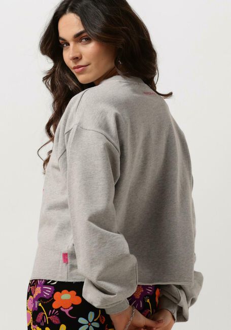 Grijze HARPER & YVE Sweater SMILEY-SW - large