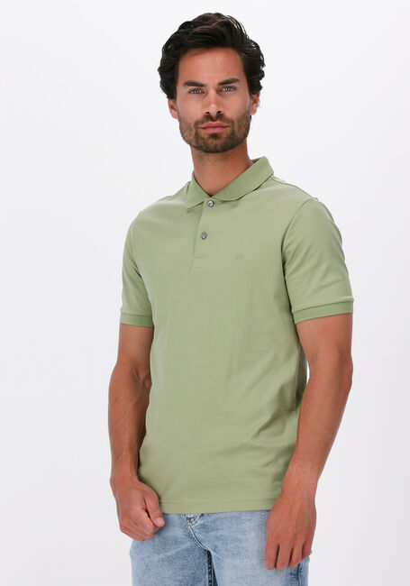 Groene CALVIN KLEIN Polo LIQUID TOUCH SLIM POLO - large