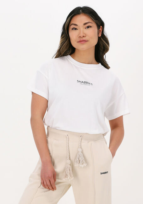 Witte SHABBIES T-shirt SHC0006 OVERSIZED ROUND NECK T-SHIRT - large