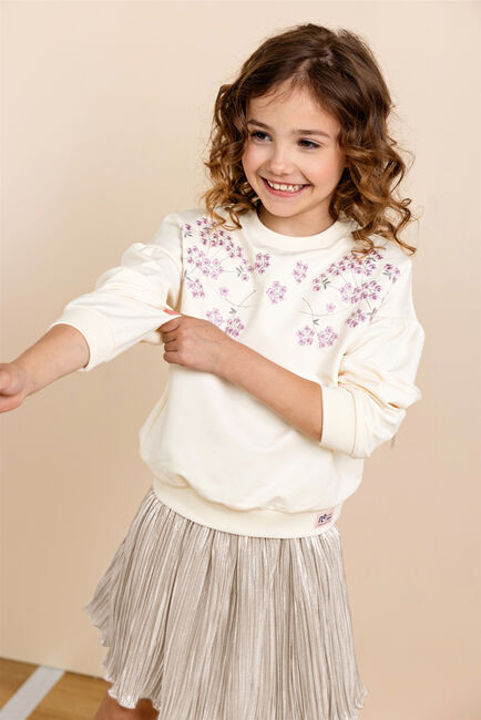 Gouden NONO Mini jurk NELE METALLIC PLISSEE SKIRT - large