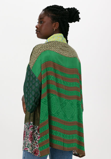 Groene SISSEL EDELBO Kimono LOTUS SHORT MIX KIMONO - large