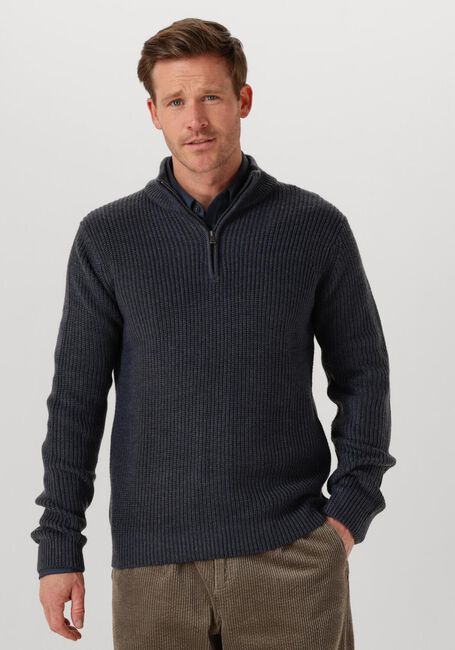 Donkerblauwe DSTREZZED Trui SKIPPER RIBKNIT - large