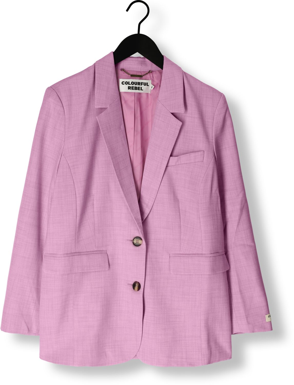 COLOURFUL REBEL Dames Blazers Gemma Single Breasted Blazer Roze