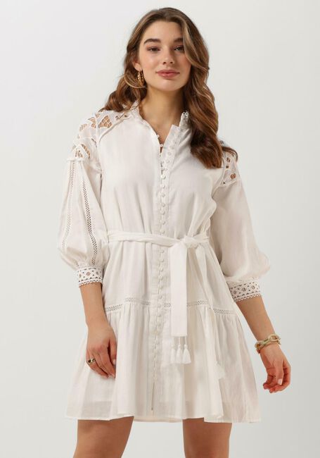 Witte SUNCOO Mini jurk CHAMA - large