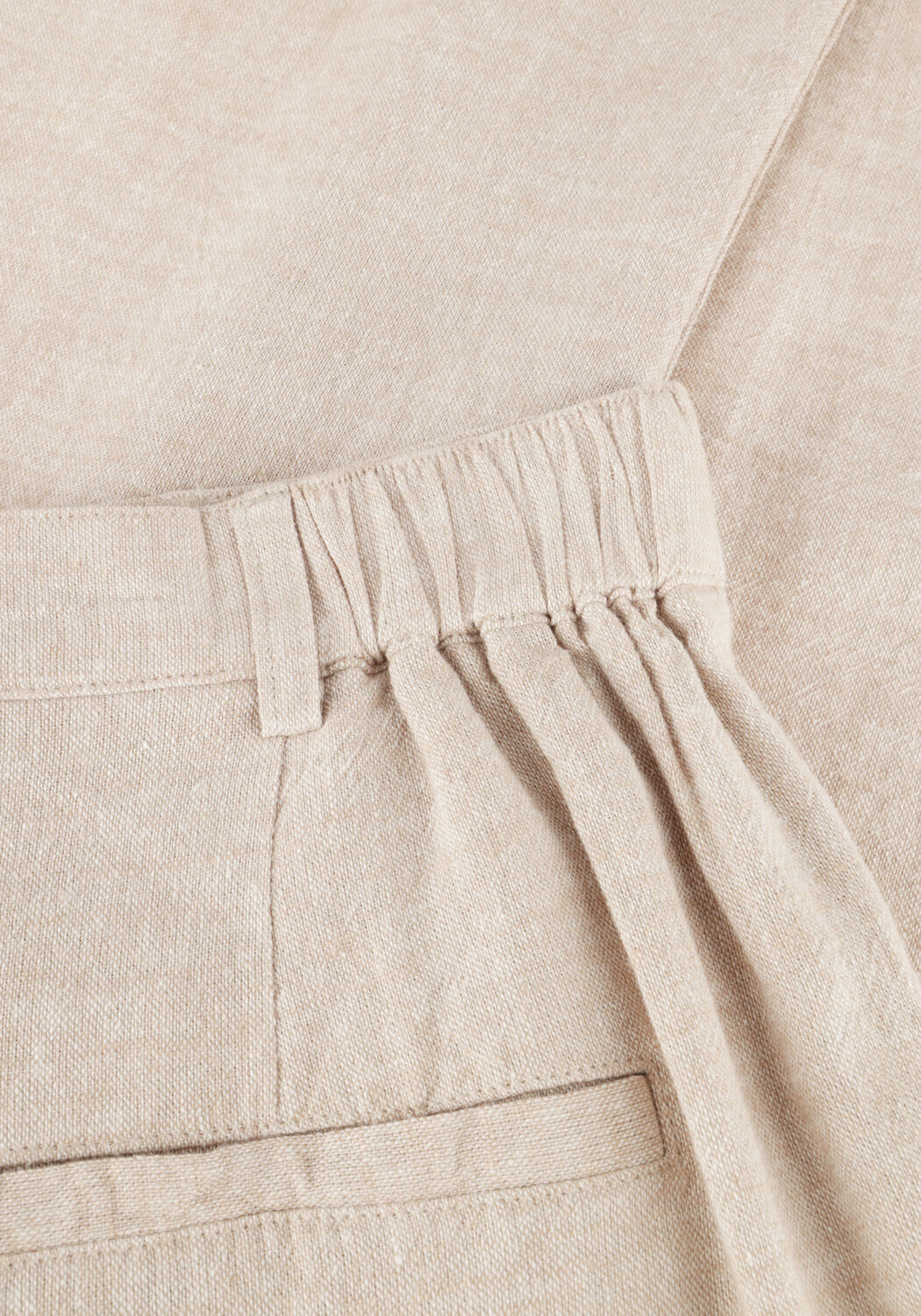 Beige MSCH COPENHAGEN Pantalon MSCHPENNIE GINIA HW PANTS - large