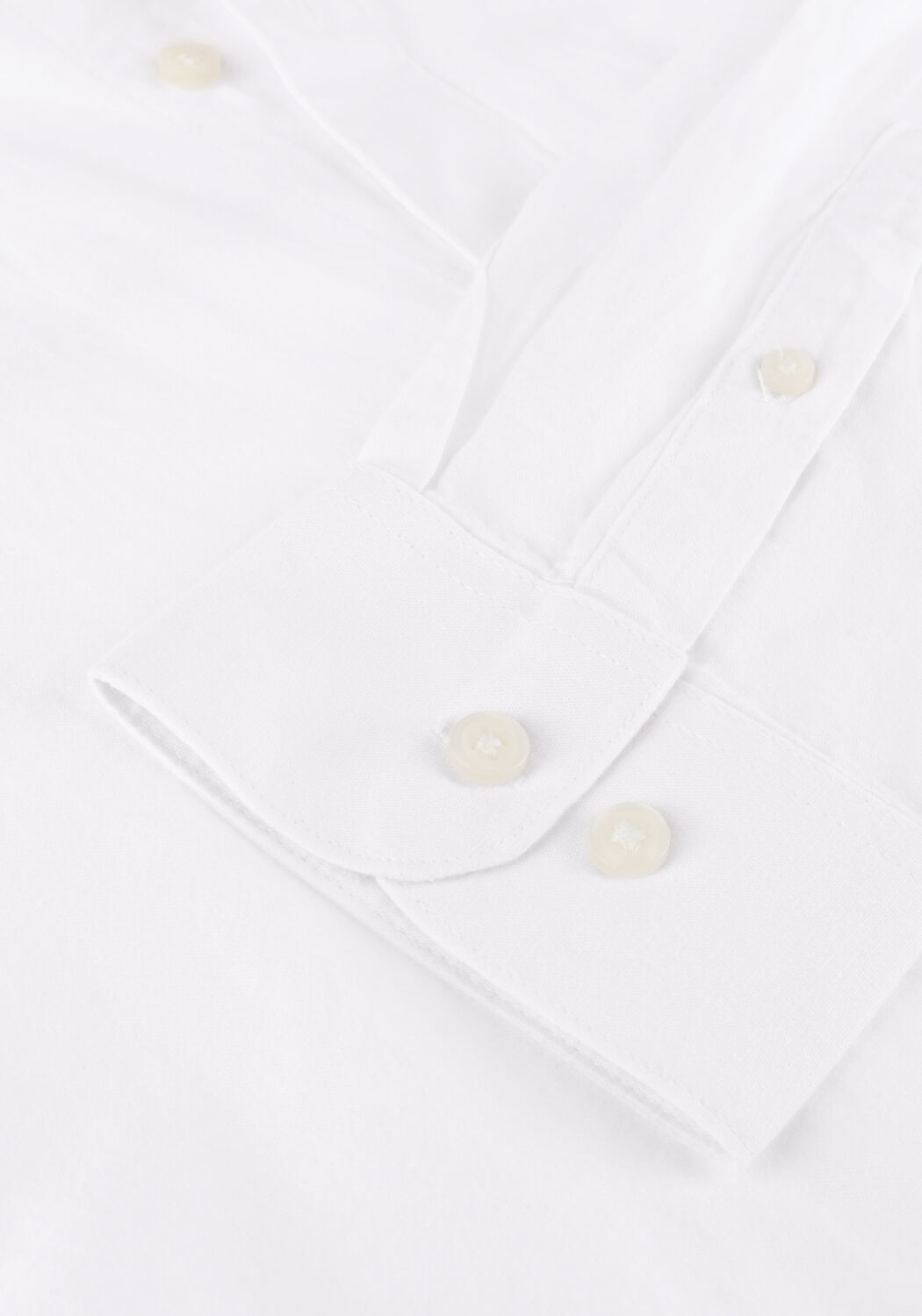 Witte SELECTED MEN Klassiek overhemd SLHSLIMNEW-LINEN SHIRTS LS CLASSIC W - large