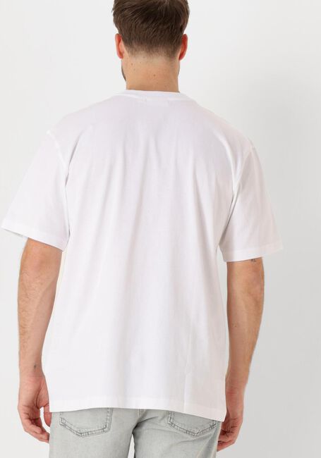 Witte CALVIN KLEIN T-shirt WOVEN LABEL RELAXED TEE - large