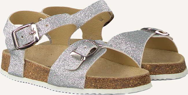 Zilveren DEVELAB Platte sandalen 48020 Zilveren DEVELAB Platte sandalen 48020 - large