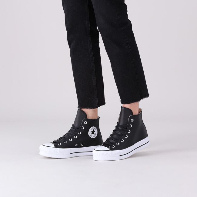 Zwarte CONVERSE Hoge sneaker CHUCK TAYLOR ALL STAR LIFT HI | Omoda Zwarte Converse Hoge Sneaker Chuck Taylor All Star Lift Hi | Omoda