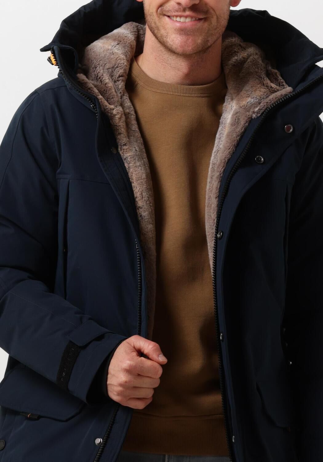 PME LEGEND Heren Jassen Long Jacket Ice Pilot Ottoman Blauw