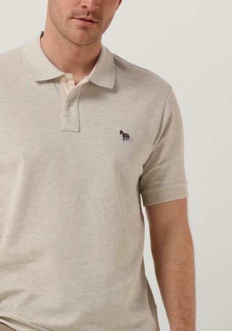 Beige PS PAUL SMITH Polo MENS SLIM FIT SS POLO SHIRT ZEBRA - large