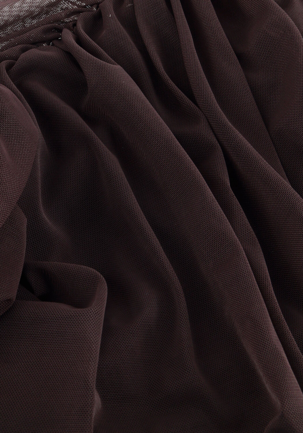 Bruine NEO NOIR Maxi jurk MISI MESH DRESS - large