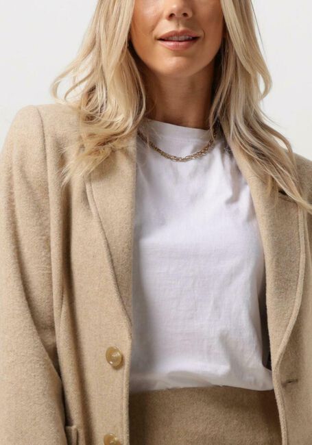 Beige VANILIA Blazer WOOL BLEND BLAZER - large