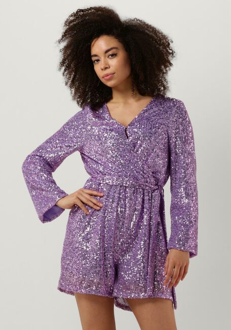 Paarse NOTRE-V Jumpsuit NV-BIBI PLAYSUIT GLITTER - large