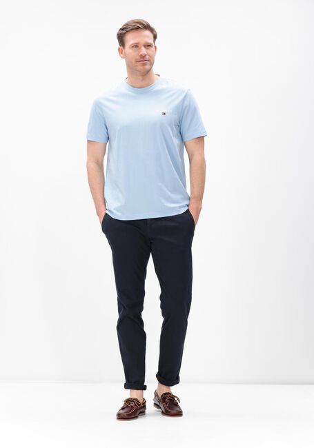 Lichtblauwe TOMMY HILFIGER T-shirt BRAND LOVE SMALL HILFIGER TEE - large