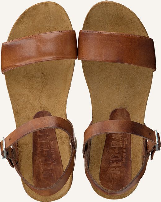 Cognac RED-RAG Platte sandalen 79198 Cognac RED-RAG Platte sandalen 79198 - large