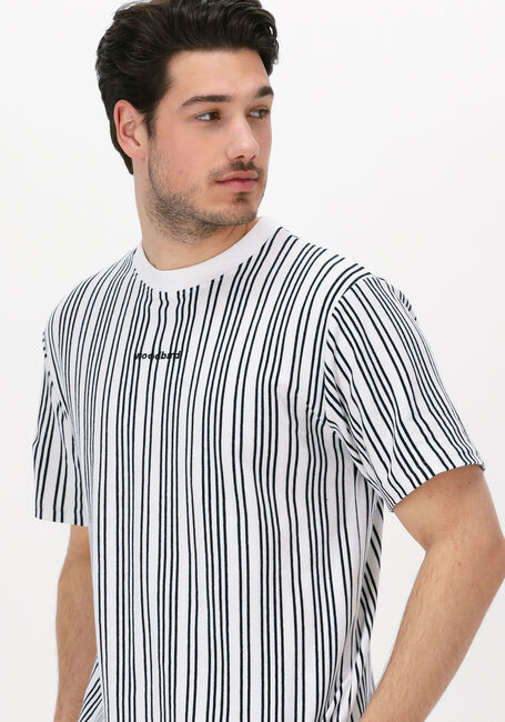 Gebroken wit WOODBIRD T-shirt BRAWS PIQUE TEE - large
