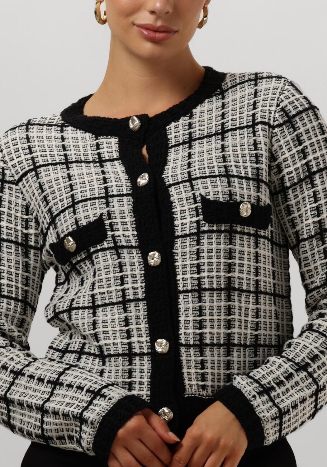 MINUS Dames Blazers Satina Knit Cardigan Zwart