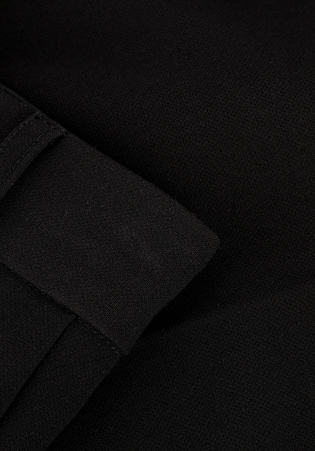 Zwarte OTTOD'AME Wijde broek PANTALONE EP9137 - large