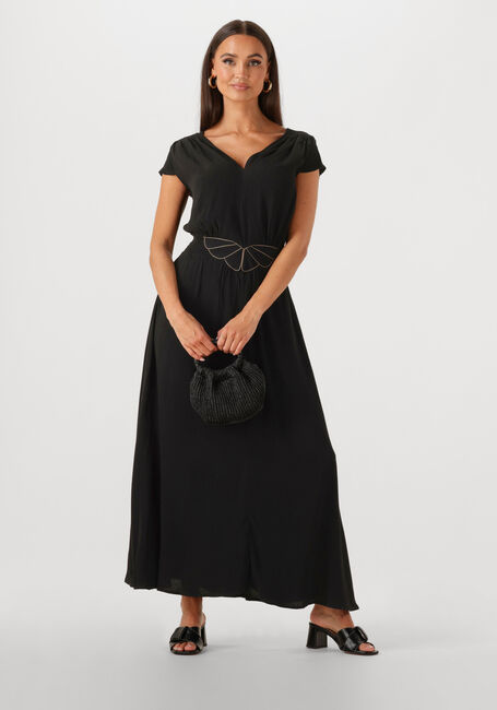 Zwarte LOUIZON Maxi jurk FAYENCE - large