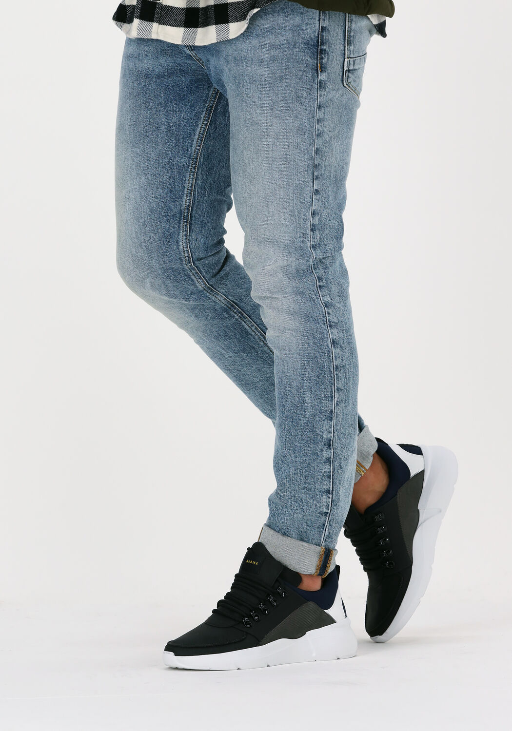 Zwarte NUBIKK Lage sneakers ROQUE ROYAL HEREN - large