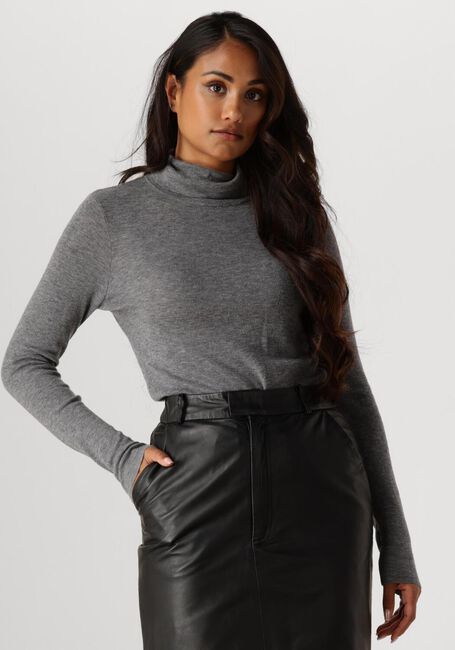 Grijze MOS MOSH Coltrui BOUCH ROLLNECK KNIT - large