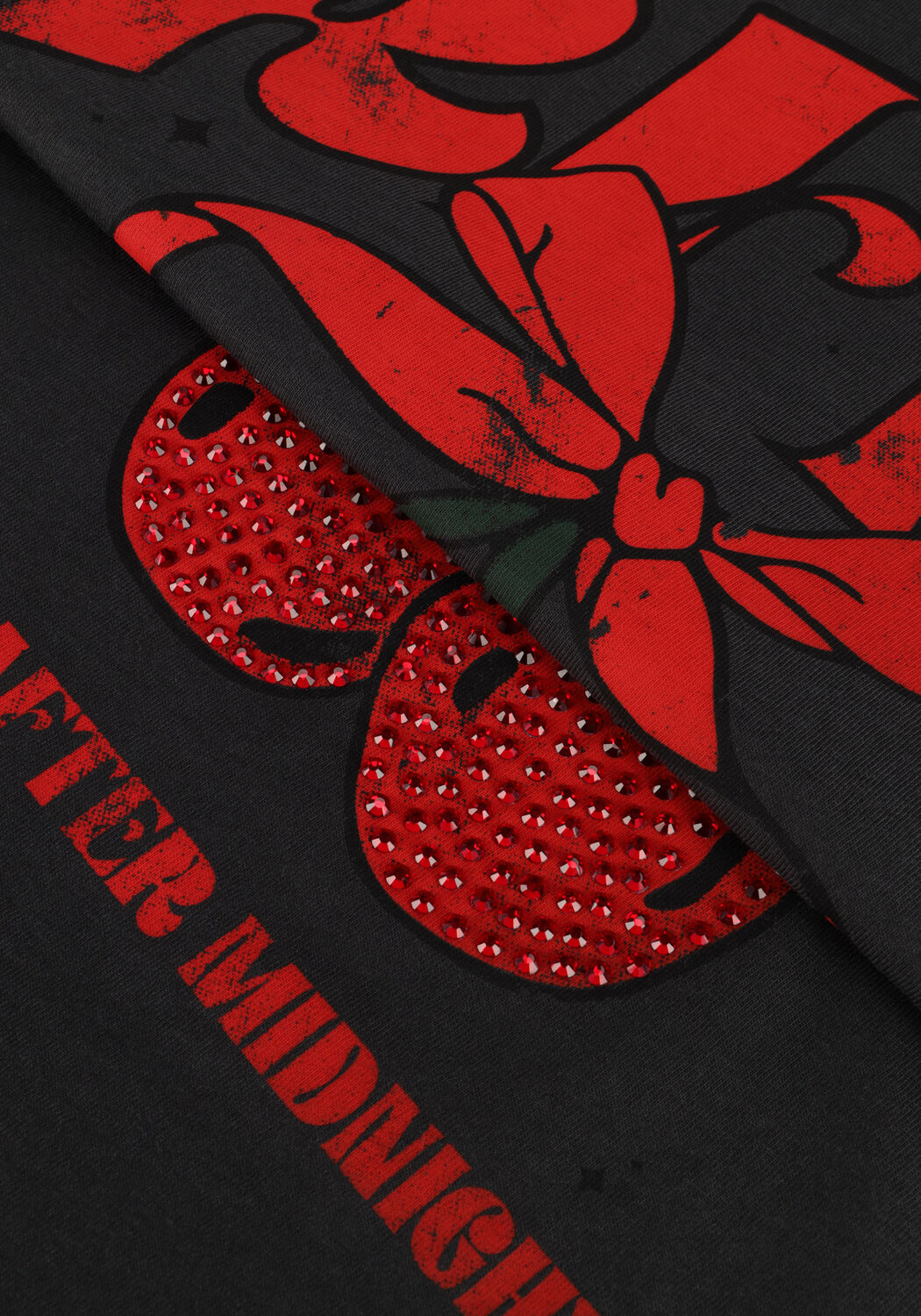 Zwarte REFINED DEPARTMENT T-shirt MAGGY - large